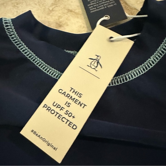 The Original Penguin - swim trunks and rashgaurd set - Picture 3 of 5